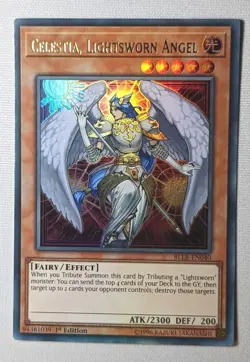 CELESTIA, LIGHTSWORN ANGEL (BLLR-EN040) - Yu-Gi-Oh! Ultra Rare 1st Ed. - Image 1