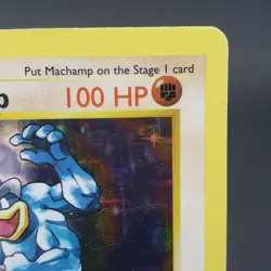 Shadowless Machamp Base Set 8/102 Pokemon Card Holo Rare WOTC Vintage 1999 - Image 5