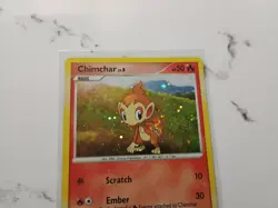 Chimchar 76/130 Diamond and Pearl Holo LP Vintage Holo Pokemon Cards WOTC - Image 2