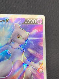 Pokemon TCG Mewtwo V Pokemon GO SWSH229 Black Star Promo Full Art Holo Card NM - Image 3