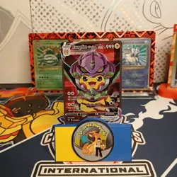 Evangelion Pikachu | Radiant Cosplay Pikachu Pokemon Cards | #19 | Read Descr. - Image 1