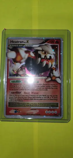 Heatran Lv.X Pokemon Card 120HP Holo Rare Promo Dp31 Nintendo - Image 2