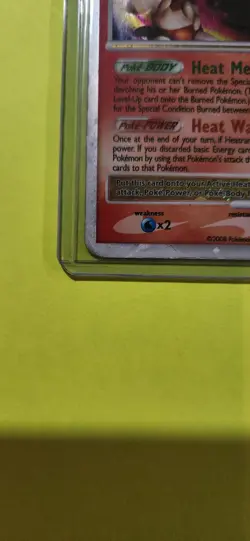 Heatran Lv.X Pokemon Card 120HP Holo Rare Promo Dp31 Nintendo - Image 3