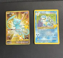 Pokemonn Celebrations LOT Gold Mew Blastoise 025/025 Bulk 40 cards PACK FRESH - Image 1