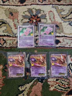 Pokemon Celebrations Lot O5 5 Cards. 2 Mew EX And 3 Mewtwo - Image 2