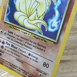 Pokemon TCG Ninetales Holo Rare Card 12/102 Base Set - Vintage Card - Image 4