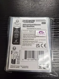 Digimon Card Game Official Card Sleeves Ver. Alphamon Bandai Card Fest Exclusive - Image 2