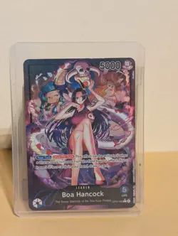 One Piece Card Game: Boa Hancock Custom Card Rare HQ Proxy Luffy OP07-038 - Image 3
