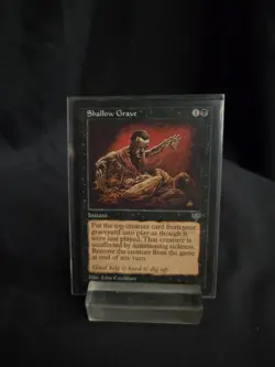 Shallow Grave - Mirage 1996 - Vintage MTG Instant - Reserved List - Image 2