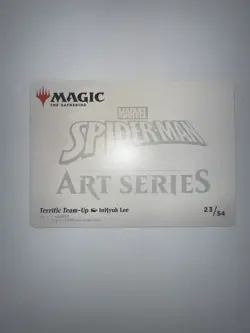 Magic The Gathering Spider-Man Terrific Team-Up InHyuk Lee Signed Art Series - Image 3