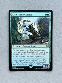 Keen-Eyed Curator 181 Foil Rare - MTG - BLB - Bloomburrow - NM / Mint - Image 1