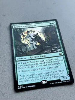 Keen-Eyed Curator 181 Foil Rare - MTG - BLB - Bloomburrow - NM / Mint - Image 3