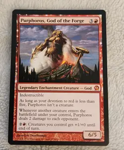 MTG Purphoros, God of the Forge Theros Mythic 135/249 NM/Never Played - Image 1