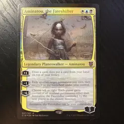Aminatou, The Fateshifter Mythic Foil MTG Commander 2018 #37 LP - Image 1