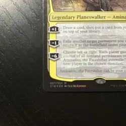 Aminatou, The Fateshifter Mythic Foil MTG Commander 2018 #37 LP - Image 4