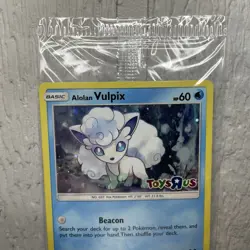 Alolan Vulpix 21/145 Pokemon TCG Toys R Us Stamped Cosmos Holo Promo SEALED! - Image 3