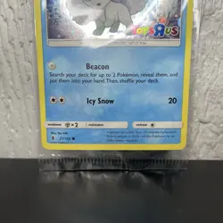 Alolan Vulpix 21/145 Pokemon TCG Toys R Us Stamped Cosmos Holo Promo SEALED! - Image 4