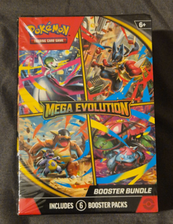 Pokemon TCG: Mega Evolution Booster Bundle (6 Packs) Sealed - Image 1