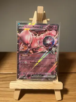 Pokemon TCG SVP Black Star Promo 216 Team Rocket's Mewtwo EX Holo - Image 1