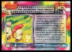1999 Topps Pokemon Movie Edition The Nefarious Team Rocket #12 - Image 2