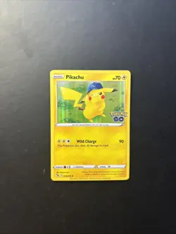 Pokemon TCG Pikachu Pokemon Go 028/078 Holo Holo Rare NM - Image 1