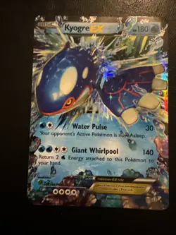 Pokemon TCG XY Primal Clash Ultra Rare Holo Kyogre EX 54/160 NM Condition - Image 1