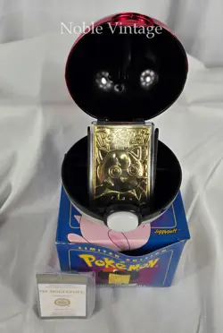 1999 Burger King Pokemon 23K Gold-Plated - Jigglypuff - Opened - G5B - Lot B - Image 1