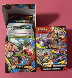 Pokemon Mega Evolution ~113 Bulk Card Lot (C/U + Holo + Reverse Holo) Opened BB - Image 1