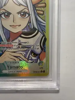 Yamato Alt Art L Wings of the Captain Op-06 One Piece Card BGS 10 - Image 5