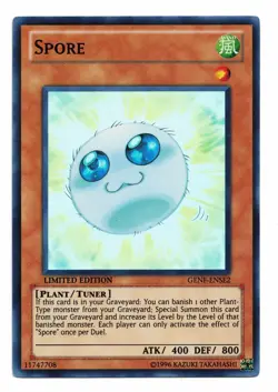Yu-Gi-Oh Card: Spore GENF-ENSE2 Super Rare Limited Edition! NM - Image 1