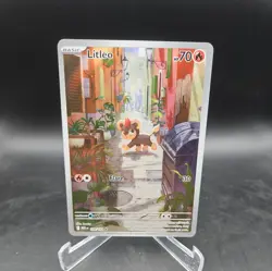 Litleo 139/132 Illustration Rare Pokemon Card Mega Evolutions - English TCG NM - Image 1