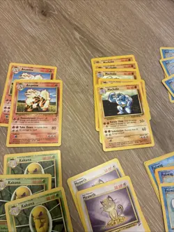 Vintage Base Set Pokemon Card Lot WOTC 1999 And Some Base Set 2 - Image 5