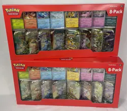 Pokemon LOT OF 2 TCG Prismatic Evolutions 8 Mini-Tin Bundle w/Promo Cards NEW - Image 3