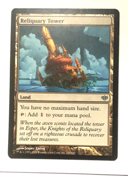 Reliquary Tower 143/145 Conflux MTG Magic the Gathering NEAR MINT NM - Image 1