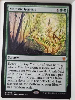 Majestic Genesis - Commander: Baldur's Gate - Magic the Gathering MTG Nice! - Image 1