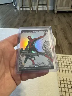 MTG Marvel's Spider-Man HEROIC INTERVENTION Foil Borderless Mythic #0034 - Image 3