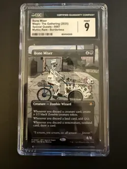 Magic The Gathering - Bone Miser Special Guests Extended Art CGC 9 - Image 1