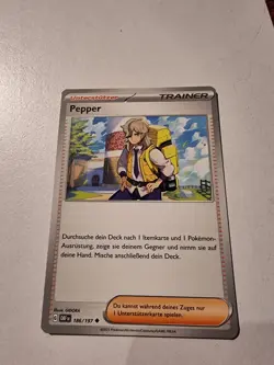 Pepper 166/198 Pokemon Karte TCG aus Karmesin und Purpur - Image 1