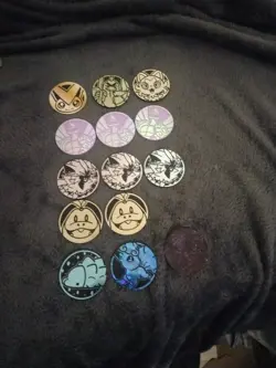 Pokemon Flip Coins 14 Coin Lot - Image 1