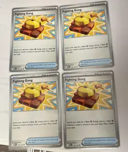 4X Mega Evolution English: Fighting Gong - #116/132 NM PLAYSET - Image 1