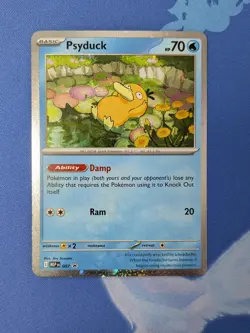 Psyduck Cosmos Holo MEP 007 - Black Star Promo Mega Evolution Pokemon TCG NM - Image 2