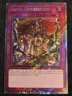 Yu-Gi-Oh! Royal Oppression RA04-EN120 Platinum Secret Rare - Image 1