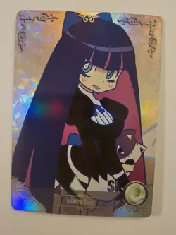 Goddess Story NS11 Doujin Holo SR Card 09 - Panty and Stocking - Stocking - Image 1