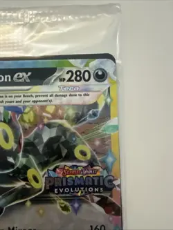 Pokemon Umbreon ex 060/131 Prismatic Evolutions Stamped Surprise Box Promo Card - Image 4