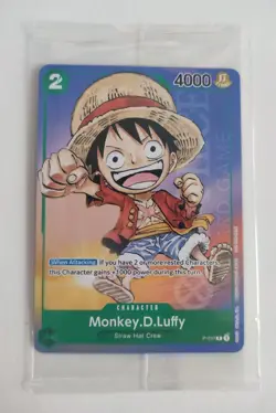 Monkey D Luffy P-037 Sealed Promo Card One Piece Card Game Bandai Fest 2024 - Image 1