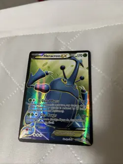 Pokemon TCG Heracross EX Full Art Ultra Rare Card 105/111 XY Furious Fists - Image 1