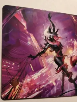 RARE Gold Plainswalker Stamp Gwenom, Remorseless (8/54) Art Card Series MTG - Image 3