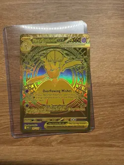 Misprint/Error Mega Gardevoir EX Gold Card 187/132 Pokemon Card - Image 1