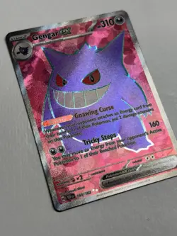 Pokemon Gengar EX TCG Full Art Ultra Rare Holo Card 193/162 Temporal Forces - Image 2