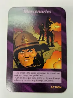 Mercenaries Card Unlimited INWO Illuminati New World Order Game - Image 1